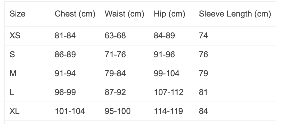 NRS Size Men